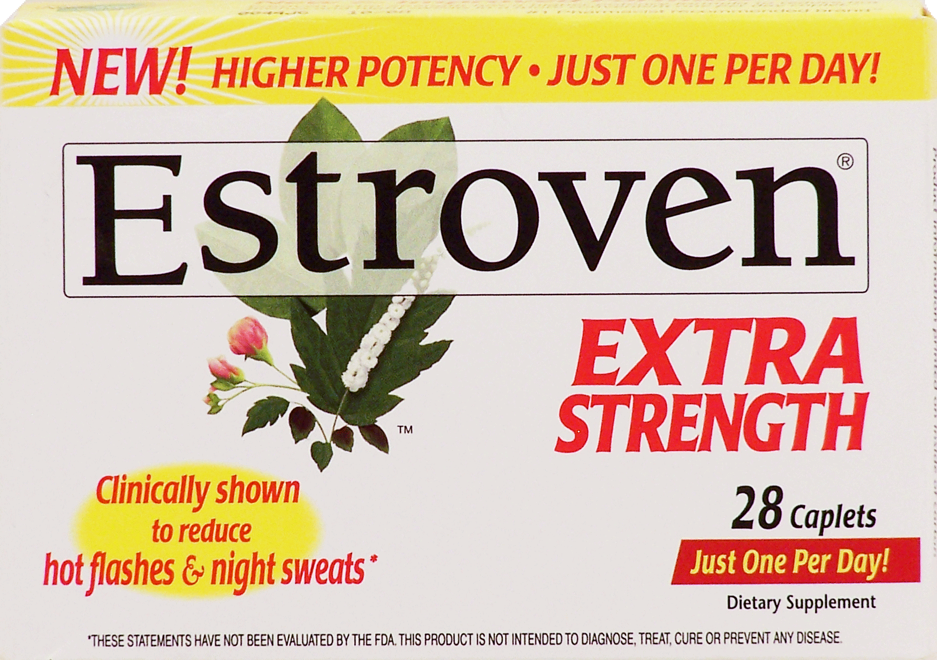 Estroven&nbsp;&nbsp;reduces hot flashes & night sweats, extra strength Full-Size Picture